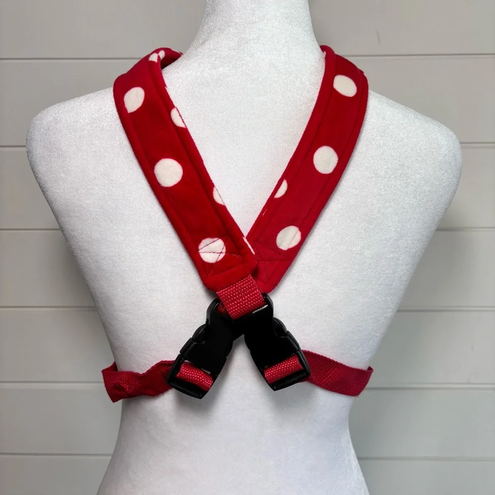 Disney Parks Original Minnie Mouse Red Backpack And Doll